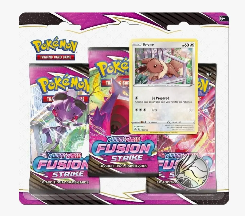 Fusion Strike 3 Pack Blister [Eevee] - SWSH08: Fusion Strike (SWSH08)