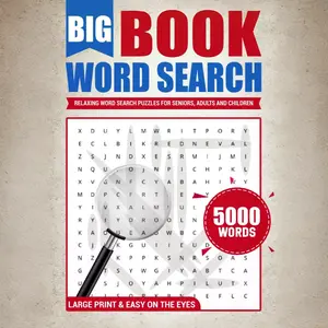 Large Print Word Search Book for Adults & Seniors | 1000+ Words, Relaxing Brain Games, Anxiety Relief, Positive Energy Puzzles | Perfect Gift Idea