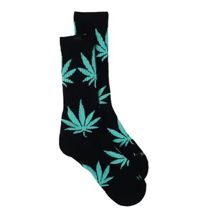 HEMP OCEAN LEAF CREW SOCKS