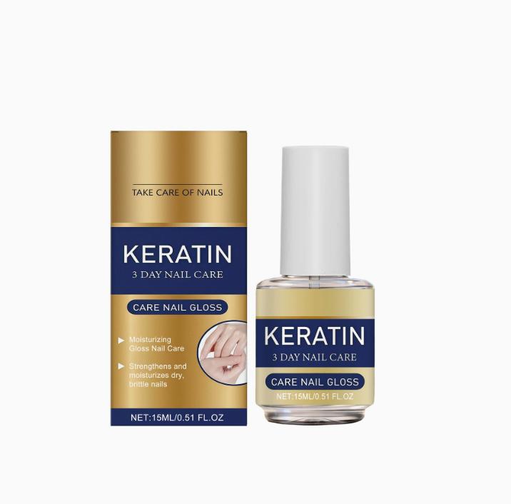 Keratin Amino Acids Strengthener Repair Serum for Brittle Weak Nails - Long Lasting Growth Treatment