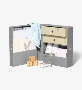 Spanish - Baby Vault Keepsake Box - Memory box with labels in Spanish