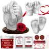 TECEUM Hand Casting Kit – Unique Gift for Babies & Adults – Ideal DIY Gift for Your Loved Ones, Couples, Family – For Wedding, Anniversary, Baby Shower, Mother’s Day, Christmas – Romantic Gifts