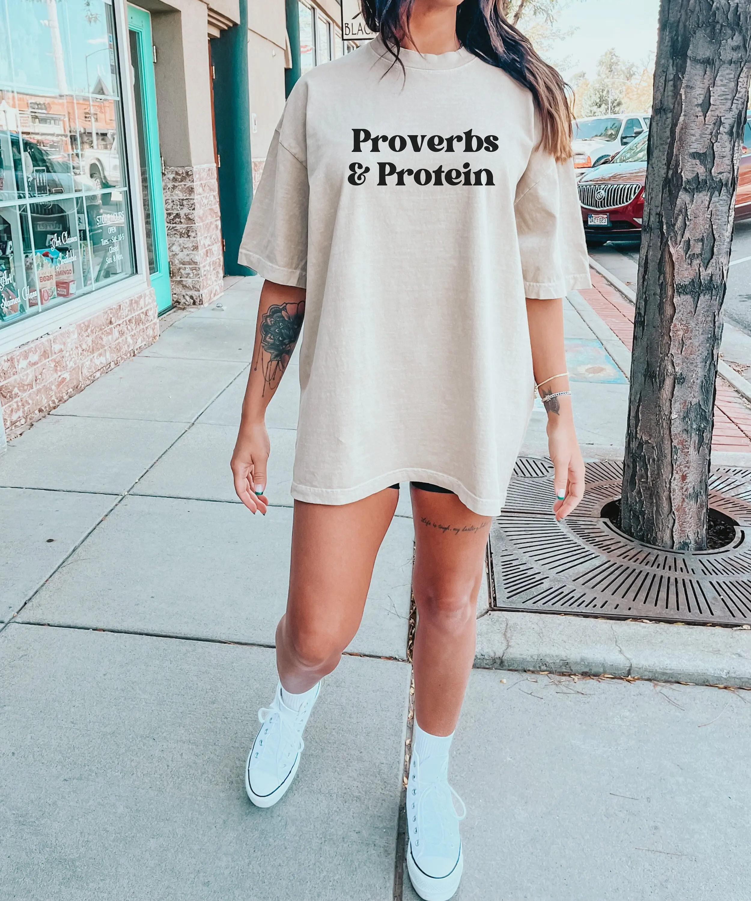 Proverbs And Protein Pump Cover T Shirt Weight Lifting Oversized Workout Shirt For Powerlifting Womens Pump Cover Christian Pump Cover