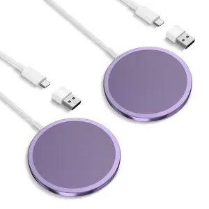 2Pieces/Pack 2025 new Game charger Magnetic Wireless Charger Compatible with MagSafe Charger for iPhone 12 pro-16series Similar to original