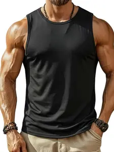 Men's Summer Sleeveless Tank Tops, Ultra-Stretch Breathable Sweat-Wicking Fabric, Gym Muscle Show off Shirts, Multi-Pack Comfort & Fashion