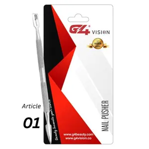 Nail Pusher Cuticle Remover Manicure Pedicure Stainless Steel Tool New Set