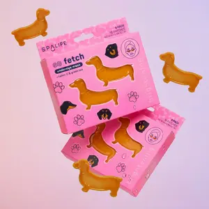 So Fetch Eye Patches | Dachshund Brightening Undereye Hydrogel Masks | Vitamin C & Green Tea Infused | Dogo Eye Patches | For Puffy Eyes & Dark Circles | 16 Pack
