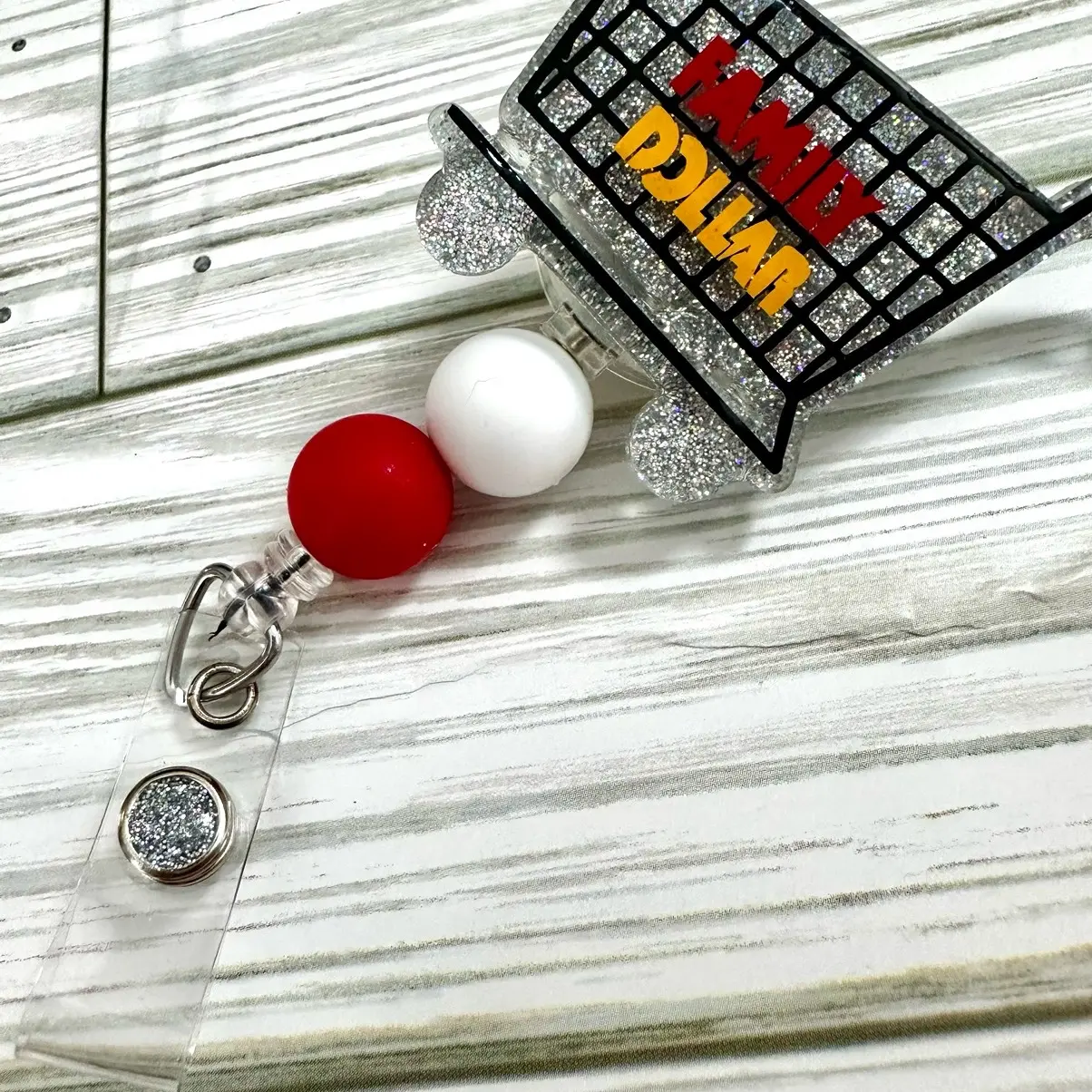 Family Dollar Cart Badge Reel