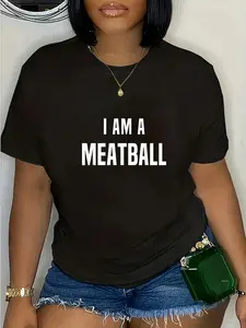 100% Cotton Meatball Costume Shirt Easy Simple Halloween Costumes T-Shirt