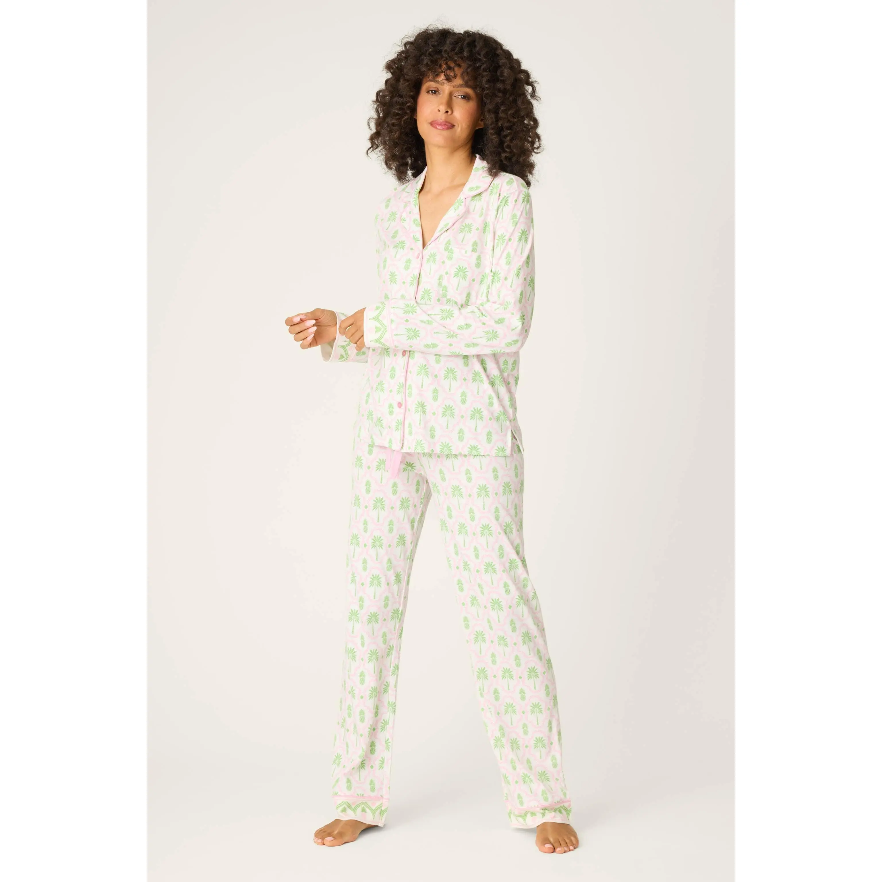 Playful Prints Island Time Long PJ Set