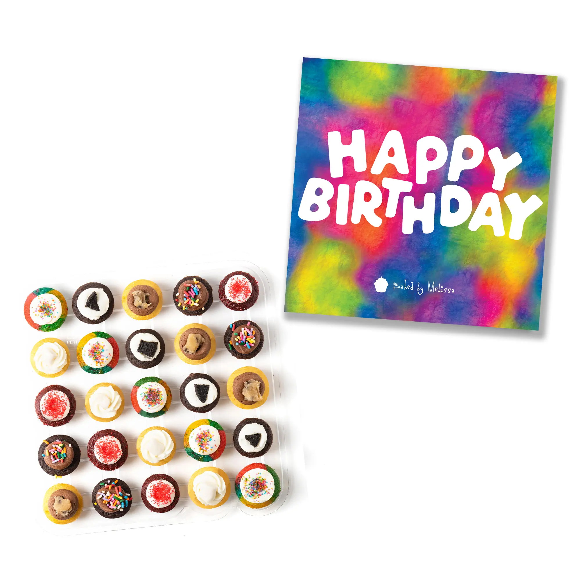 Birthday Gift Box 25-Pack w/ Gluten-Free Cupcakes