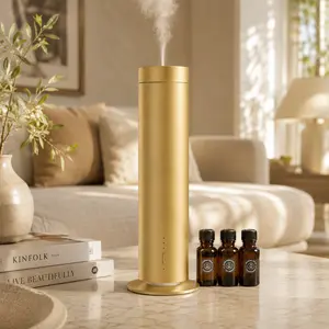Premium Waterless Essential Oil Diffuser Large Coverage Silent Scent Machine with Remote Control & Type-C Charging for Home Bedroom Office