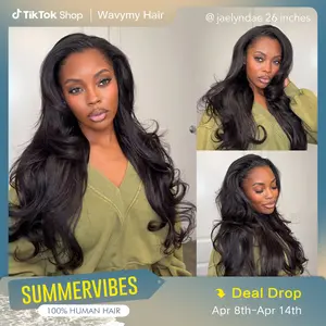 [Must-Have Wig] Wavymy Pre-Styled Butterfly Cut Layer Yaki Straight Natural Wave V Part&Half Wig Beginner Friendly Glueless No Lace Easy Install 250% Density 100% Human Hair Natural Realistic Hairline Comfortable Protective Styling Daily #SummerVibes