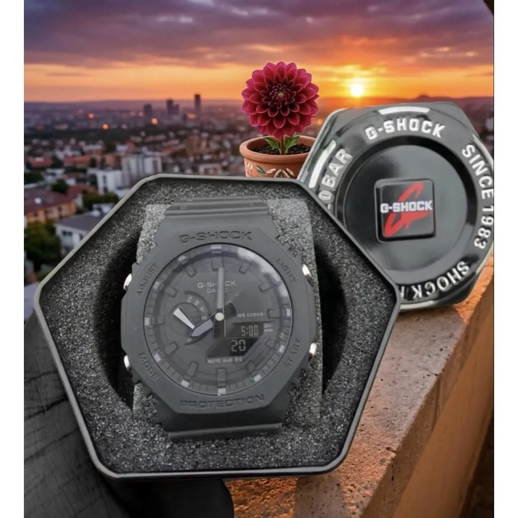 G-Shock Black G2100 Watch - Brand New Model with Classic Design and Durable Build