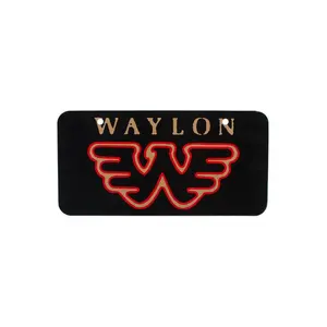 Waylon Jennings Flying W License Plate