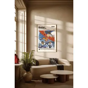 Avatar The Last Airbender print - Avatar The Last Airbender tv series poster - Animation, Michael Dante DiMartino, Bryan Konietzko tv prints