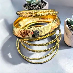 Plus Size Set of Bangle Bracelets No RETURNS