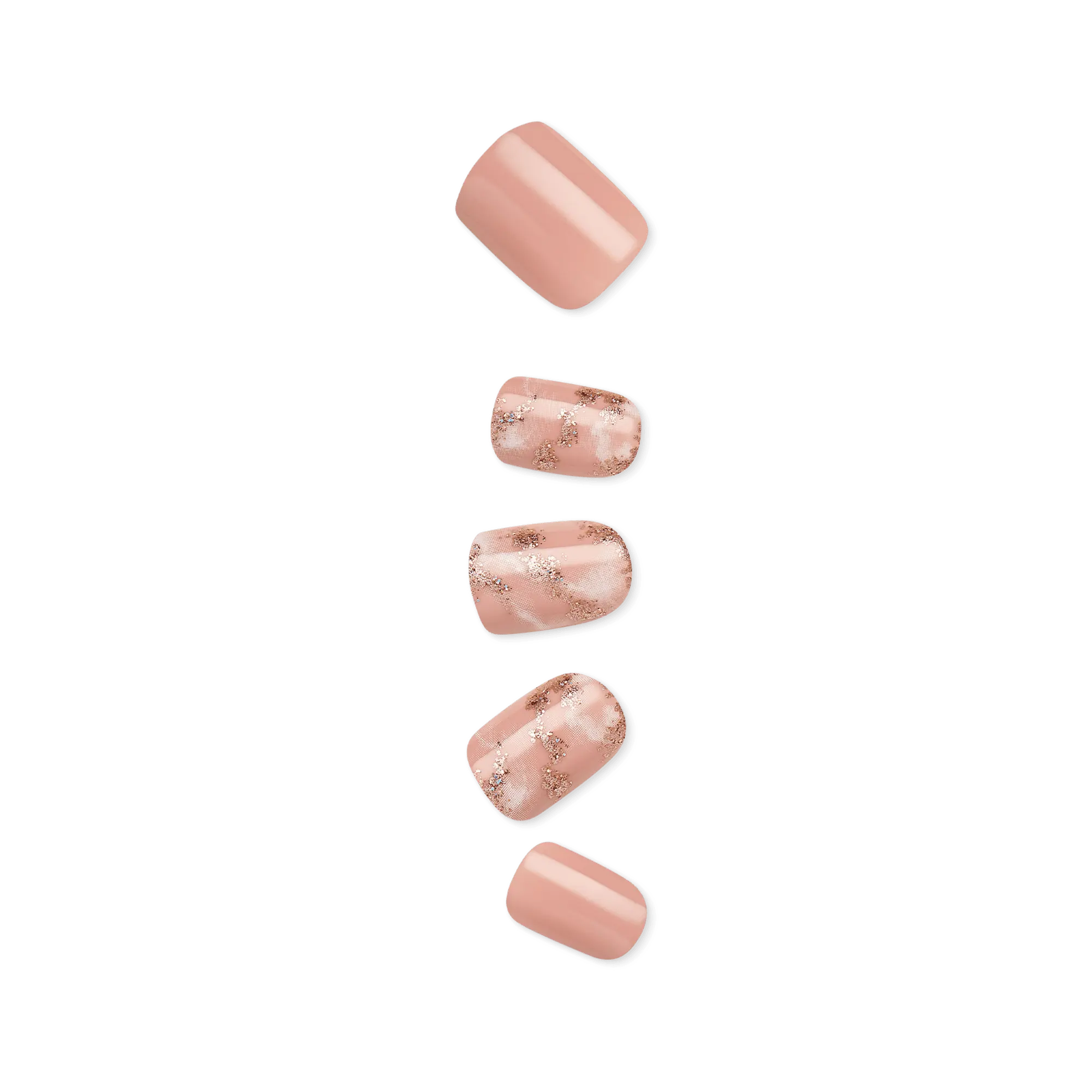 Impress Design No Glue Fake Press On Nails - Kingdom | Design, Pink, Short, Squoval, Manicure Impress Design No Glue Fake Press On Nails - Kingdom | Design, Pink, Short, Squoval, Manicure
