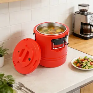 15L Insulated Beverage Dispenser with PU Foam for Outdoor Picnic Party Catering