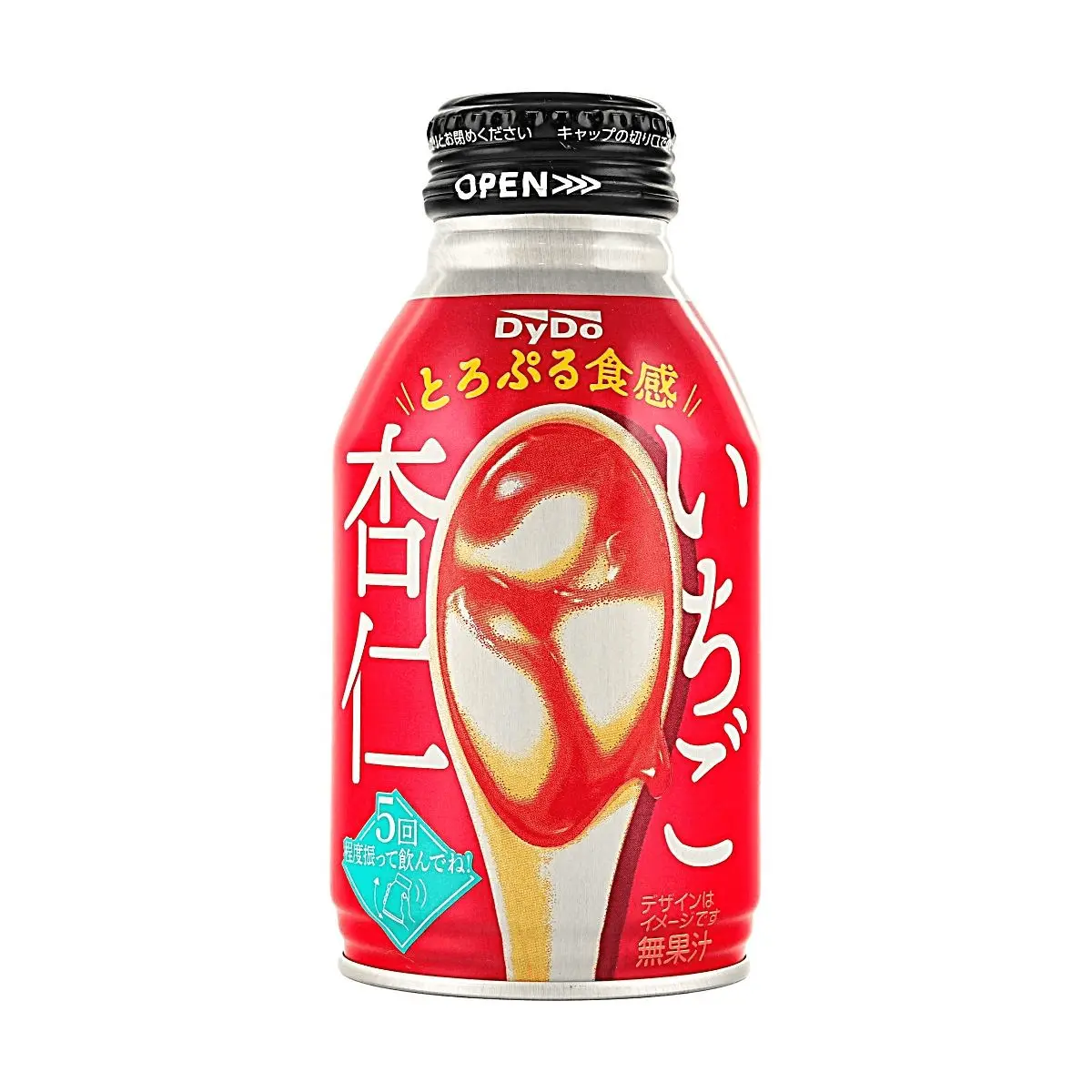 DYDO Japan Strawberry Almond Tofu Pudding Jelly Drink 260g - Fun Shakeable Dessert Beverage, Classic Japanese Treat