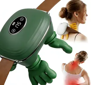 Shoulder Neck massager with digital display screen,Multi functional simulated human hand five finger shoulder and neck massager,3D Kneading Deep tissue massage, suitable for the neck, shoulders, back, arms, and legs.; mothersdaygift