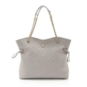 Pre-owned Tory Burch Leather Tote Bags Quilted Bryant Slouchy Tote