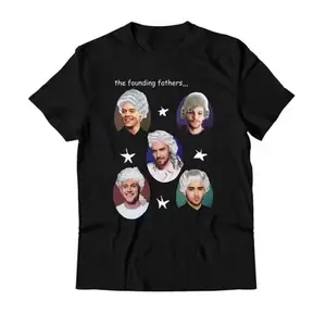 Vintage One Direction Founding Fathers Gift Funny TShirt Print Hip Hop T-Shirt Dark Humor Unisex Y2K Slim Shape Men's Moisture Wicking Women's Compression Athletic women gaiter wc warm oversized gym High Waisted Ruffled Pleated Skater Skirt