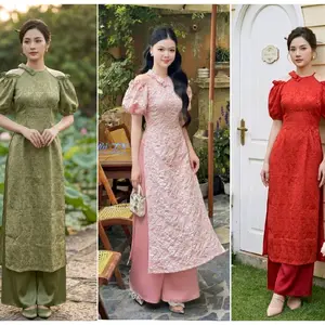 Áo Dài Cách Tân Y1 ( Vietnamese Size ) / Women Ao Dai / Girl Ao Dai / Luna Ao Dai / Áo Dài Tết / Wedding Party Ao Dai / Áo Dài Yếm