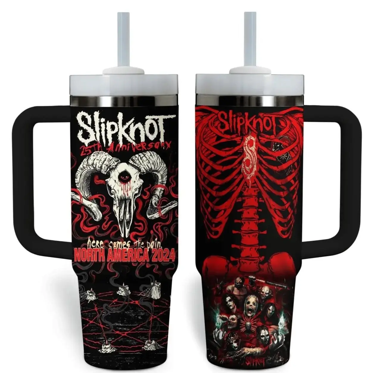 Heavy Metal Tour Tumbler 40oz / 20oz – Here Comes The Pain