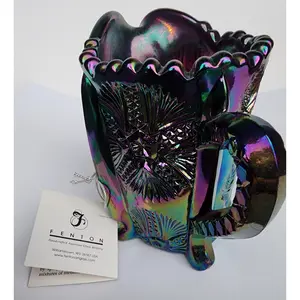 Fenton carnival glass Thistle creamer