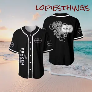 Summer Vacation Vintage Kraken Baseball Jersey Shirt For Adults Kids & Youth Best Gift For Party, Birthday, Trip For Summer Beach Best Price
