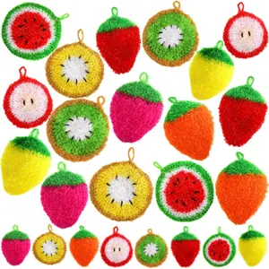 16 count Fruit Dish , Non Scratch Dish Washing Sponge, Double Layer  Kitchen  Cleaning Sponge for Dishwashing, Cleaning Dishes, Cookware Tubs Sinks