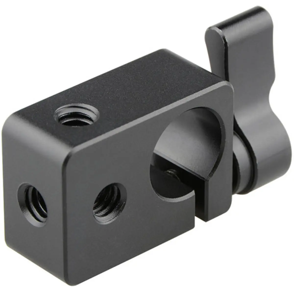 CAMVATE 15mm Alloy Rod Clamp - Black Lever Mount, Camera Accessories for Photography Gear