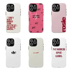 They Will Judge You Anyway APT Phone Case Rosie Quote Text Aesthetic Design Cover | Suitable for iPhone 17-11 Pro Max/Plus