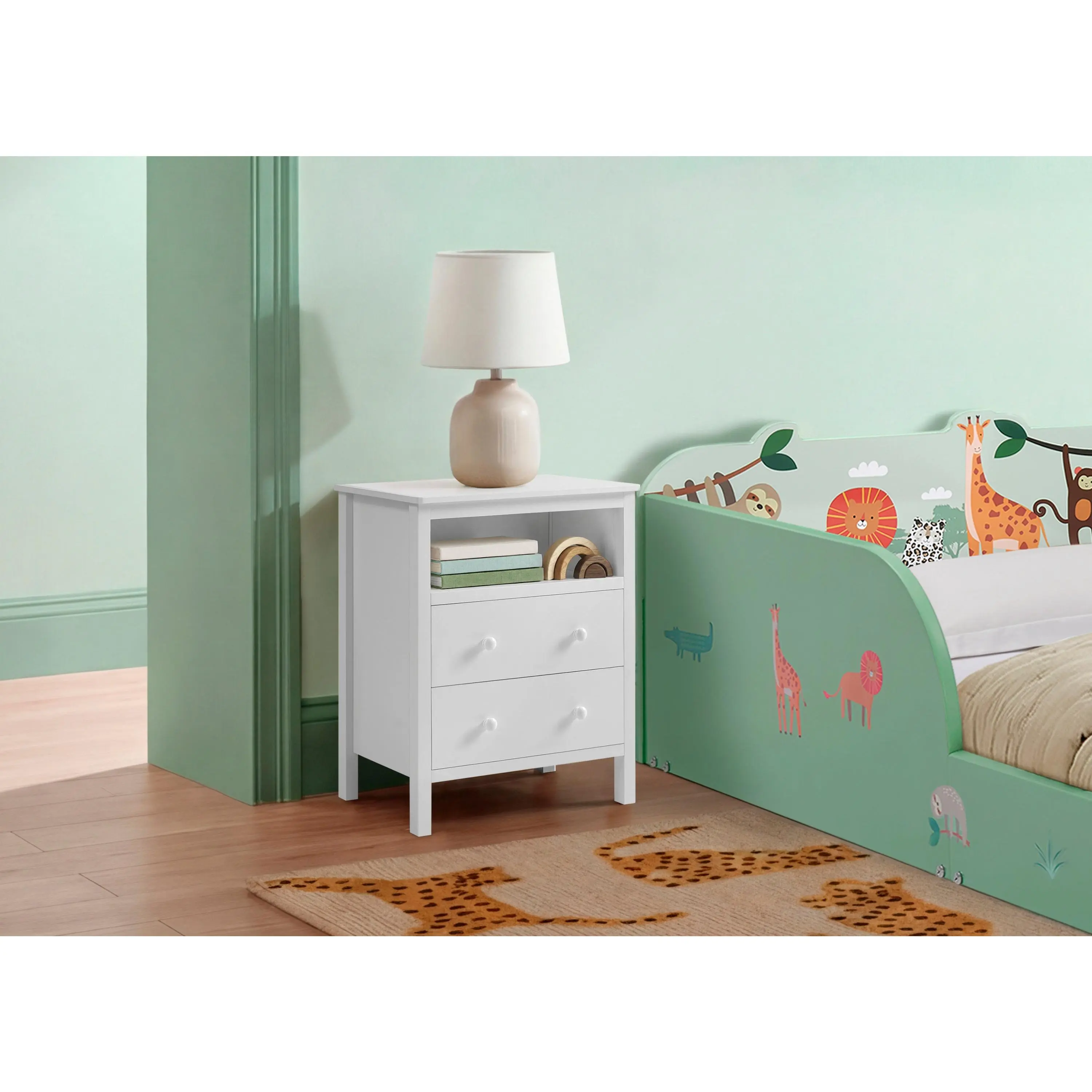 Dreamer Kids Nightstand with Interchangeable Knobs