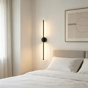 Long strip wall lamp 50cm charging Ambient Dimmable Led with remote control dimming charging, no wiring, magnetic suction line wall lamp suitable for corridors, entrances, bedrooms, bedside wall lamps Light Dimmable, Lighting Modes Adjustable