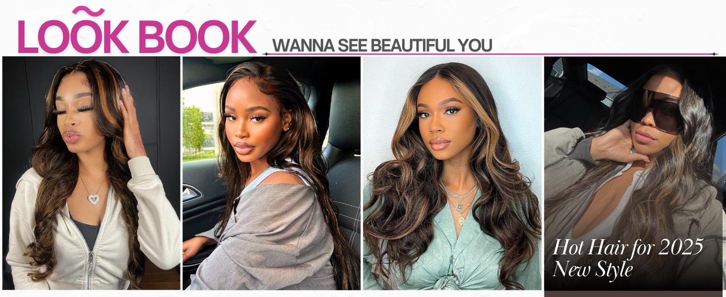 100% Brazilian Unprocessed Virgin Remy Human Hair F1b/30 Highlight Bundles, Modern Body Wave, Black-Brown Ombre, 12A Grade, 3 Sew-In Quick Weave Bundles, Soft & Thick, 14/16/18 in, Bonus Eyelashes & Headband, 100±2G Per Bundle 100% Brazilian Unprocessed Virgin Remy Human Hair F1b/30 Highlight Bundles, Modern Body Wave, Black-Brown Ombre, 12A Grade, 3 Sew-In Quick Weave Bundles, Soft & Thick, 14/16/18 in, Bonus Eyelashes & Headband, 100±2G Per Bundle