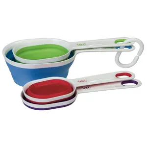 212 MAIN Progressive Collapsible Measuring Cup - Kitchen Utensil for Measuring, Assorted Colors, Measure
