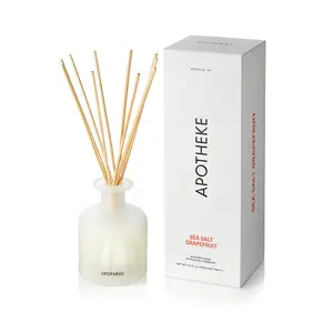 Sea Salt Grapefruit Reed Diffuser - Elegant Design for Relaxing Candles with Sea Salt Fragrance