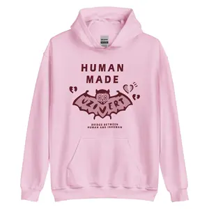 Human Made Lil Uzi Hoodie Streetwear Rap Inspired Sweatshirt Vintage Hip-Hop Fashion Trendy Graphic Pullover