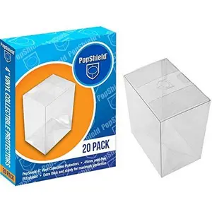 PopShield Protectors 20-Pack (.45mm Thick) Compatible with 4 inch Funko Pop!