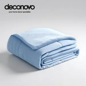 Deconovo Cooling Comforter – Double-Sided Cool Touch Blanket for Hot Sleepers, Soft & Fluffy, Summer Cool Sleeping Blanket, FathersDayGift