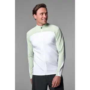 Men's Menorca Long Sleeve Swim Jacket | Seedling Colorblock
