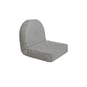 business & pleasure co. Reclining Pillow Lounger in Laurens Navy Stripe