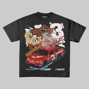 TASMANIAN DEVIL DALE EARNHARDT NASCAR TEE SHIRT, GIFT FOR FAN, UNISEX SHIRT CREWNECK MADE IN USA