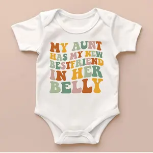 My Aunt has my bestfriend in her belly bodysuit, Big cousin tee, promoted to big cousin bodysuit, pregnancy announcement, niece nephew shirt