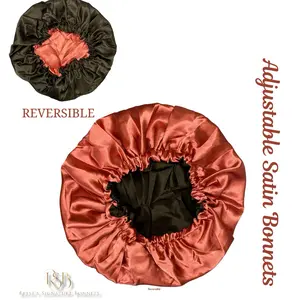 Adjustable Reversible Satin Bonnet