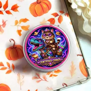 Certified Chaos Cat Phone Grip - Dungeon Inspired Magnetic Pop Socket & Kickstand