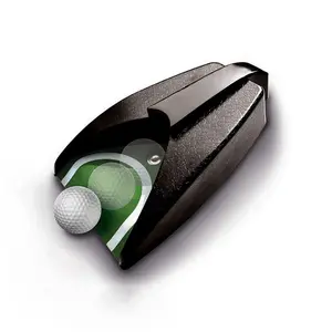 Golf automatic return device, automatic induction return device, putter practitioner