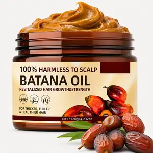 Pure Organic Batana Oil (Dr. Sebi Inspired) for Hair Growth - Thicker & Fuller Hair with Coffee Extract & Rosemary, Nourishing Hair Serum, 4.23oz mothersdaygift Summer Vibes